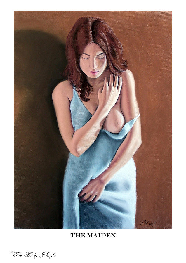 Nude Pastel - The Maiden prints only by Joseph Ogle