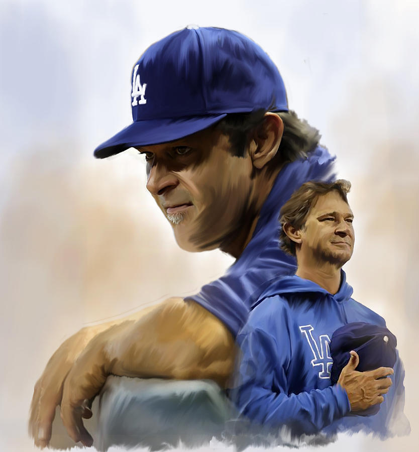Don Mattingly The Manager  Painting by Iconic Images Art Gallery David Pucciarelli