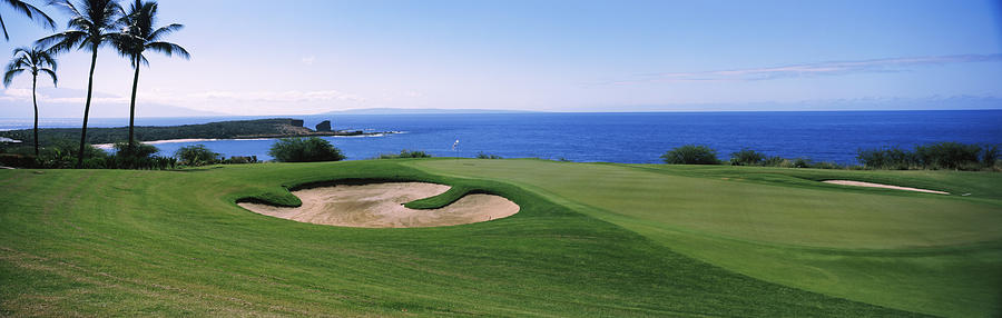 The Manele Golf Course, Lanai City Photograph by Panoramic Images