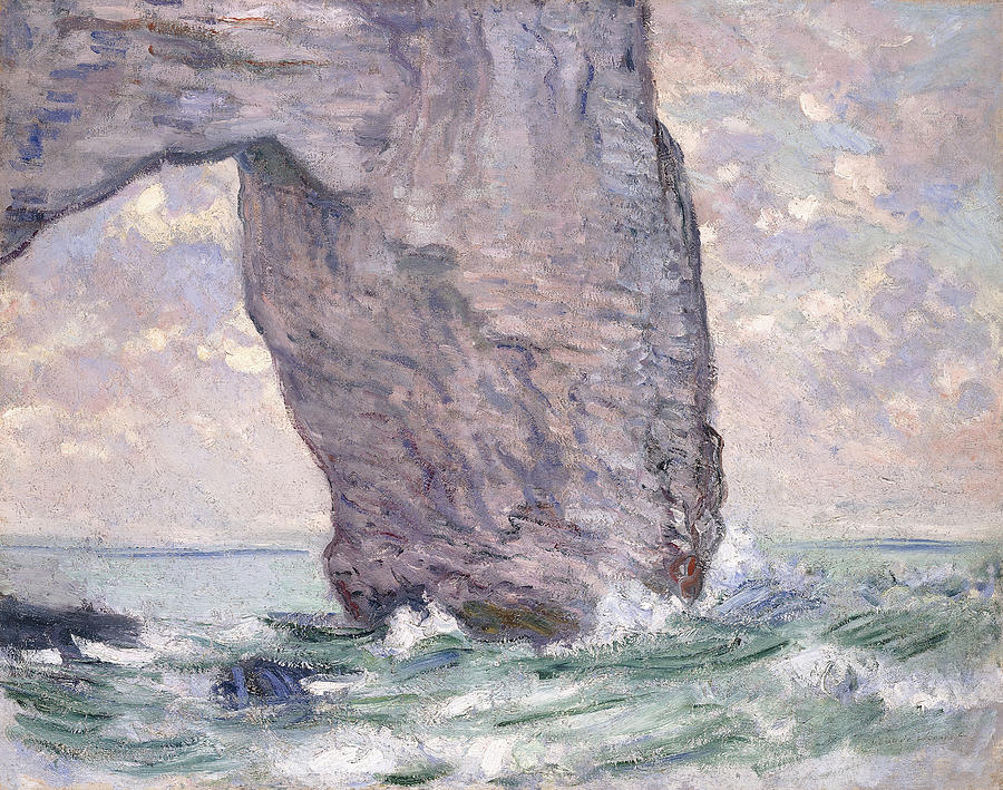 Claude Monet Painting - The Manneporte seen from Below by Claude Monet