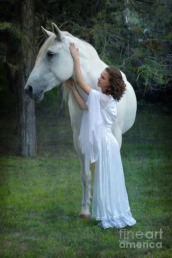 Tree Photograph - The Mare and the Maiden by Fran J Scott