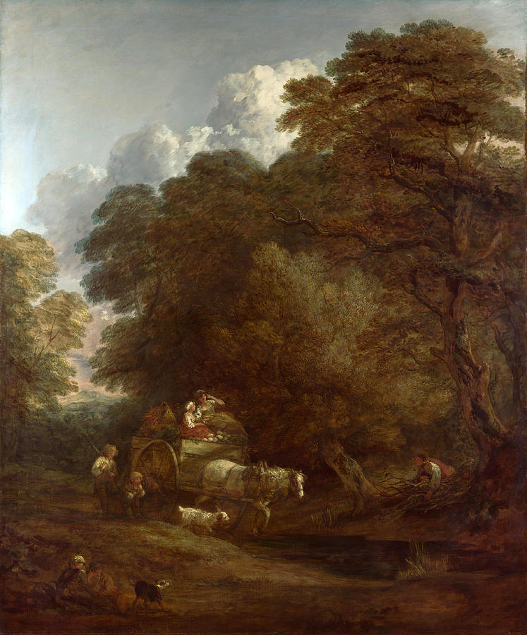 The Market Cart Painting by Thomas Gainsborough