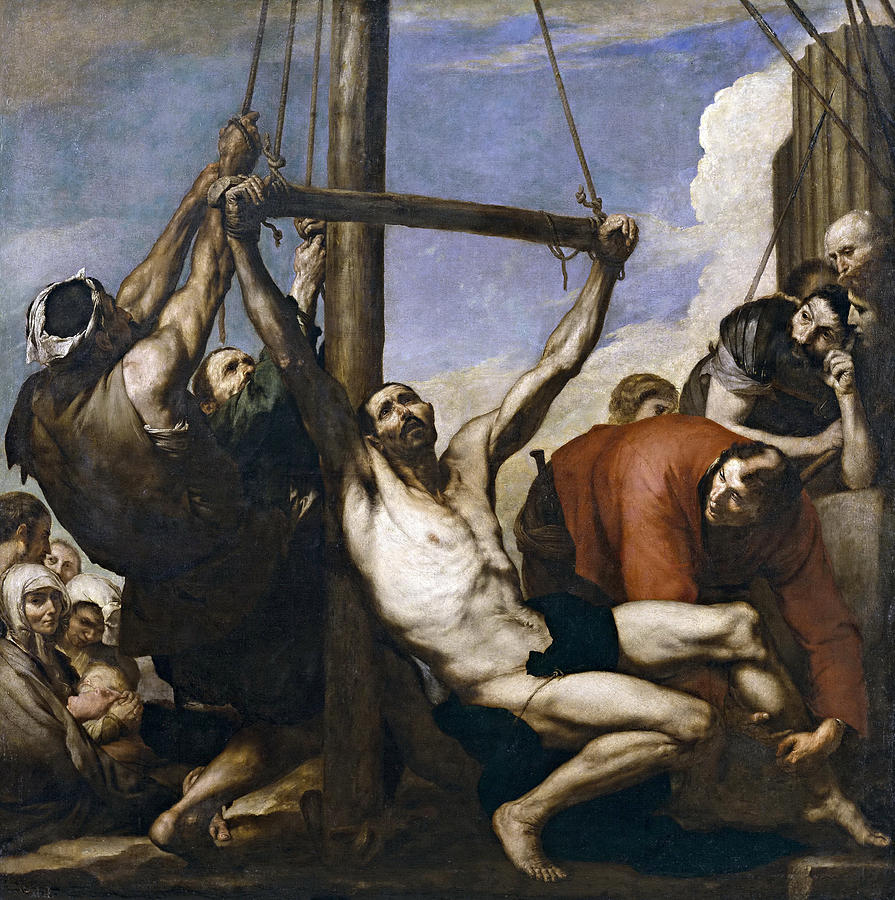 The Martyrdom of Saint Philip Painting by Jusepe de Ribera