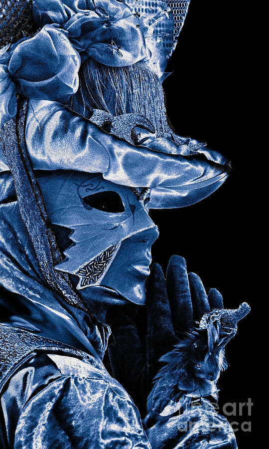 the mask from Venice Digital Art by Rudi Prott