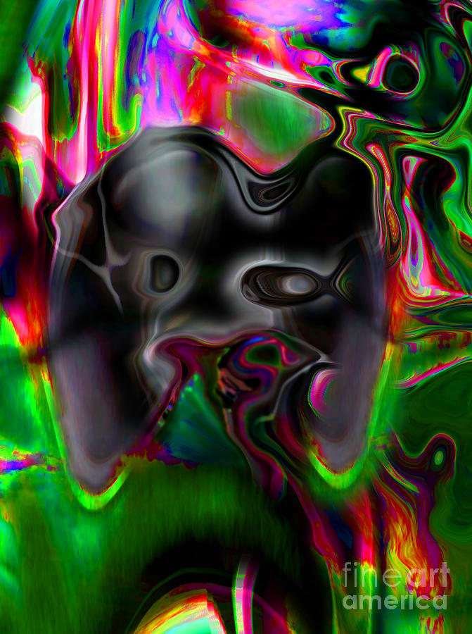 Fantasy Digital Art - The mask by Tom Hubbard