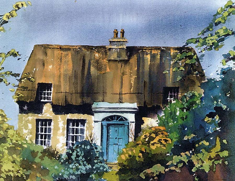 The Massey Cottage Painting by Val Byrne