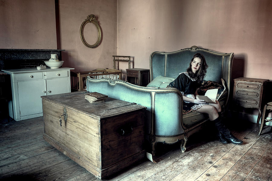 Bed Photograph - The Masters Bedroom by Monika Vanhercke