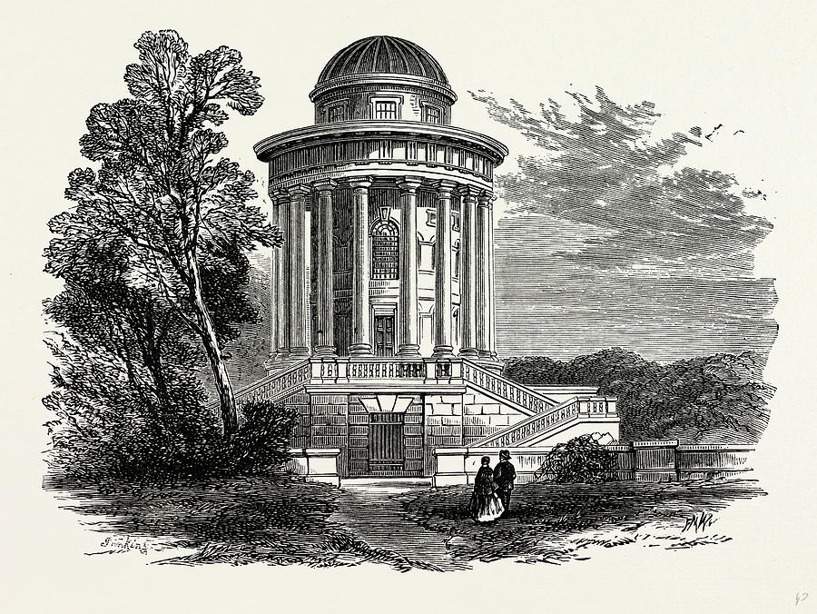 The Mausoleum, Castle Howard, Uk, England Drawing by Litz Collection