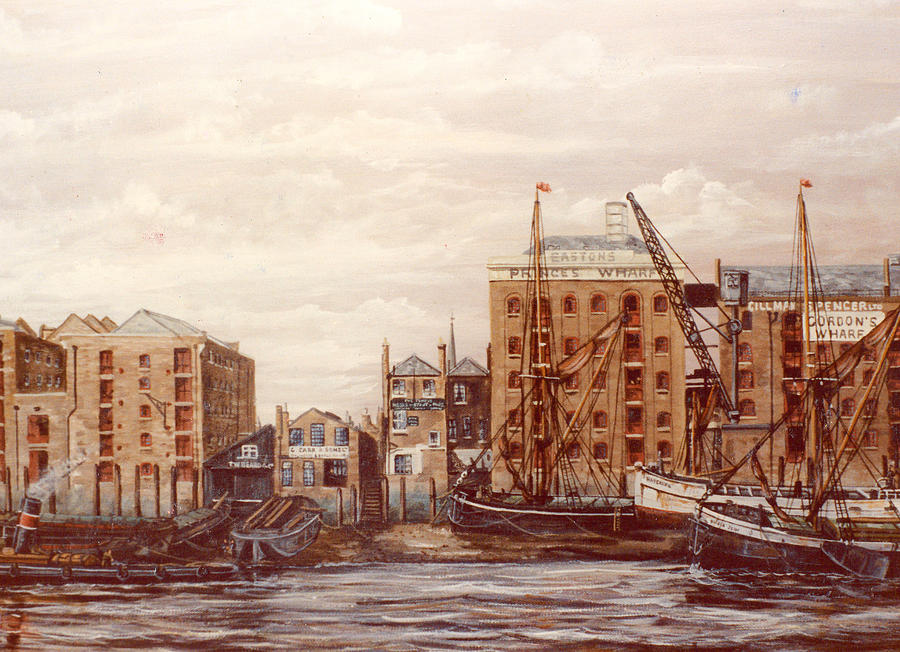 The Mayfloer Pub Rotherhithe London Painting by Mackenzie Moulton