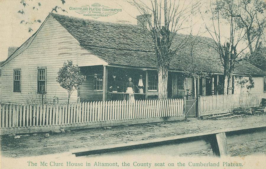 The McClure House Altamont TN Grundy County Tennessee Circa 1906