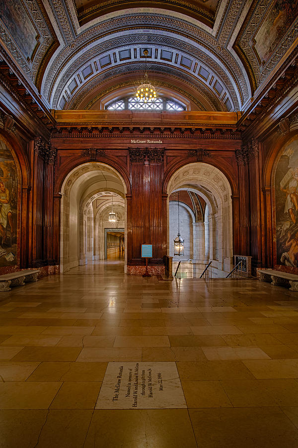 The McGraw Rotunda At The New York Public Library Photograph by Susan Candelario
