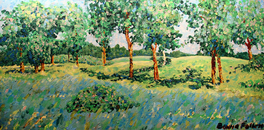 The Meadow Painting by Bonnie Follett