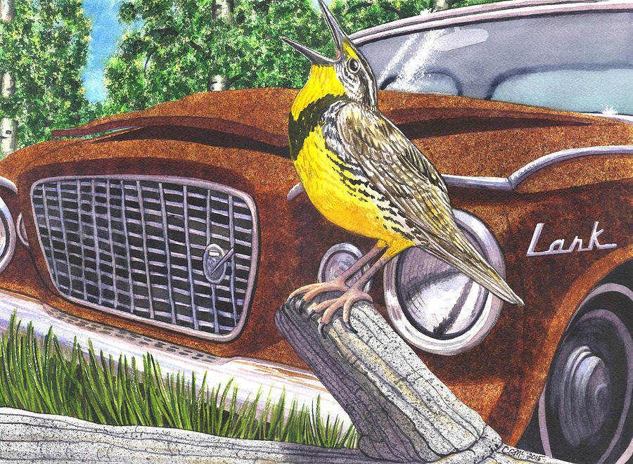 The Meadowlarks Painting by Catherine G McElroy