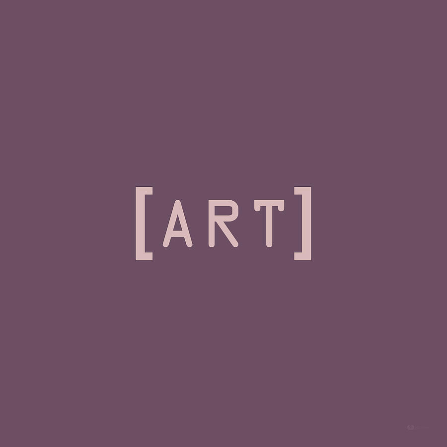 The Meaning of Art - Square Brackets Digital Art by Serge Averbukh