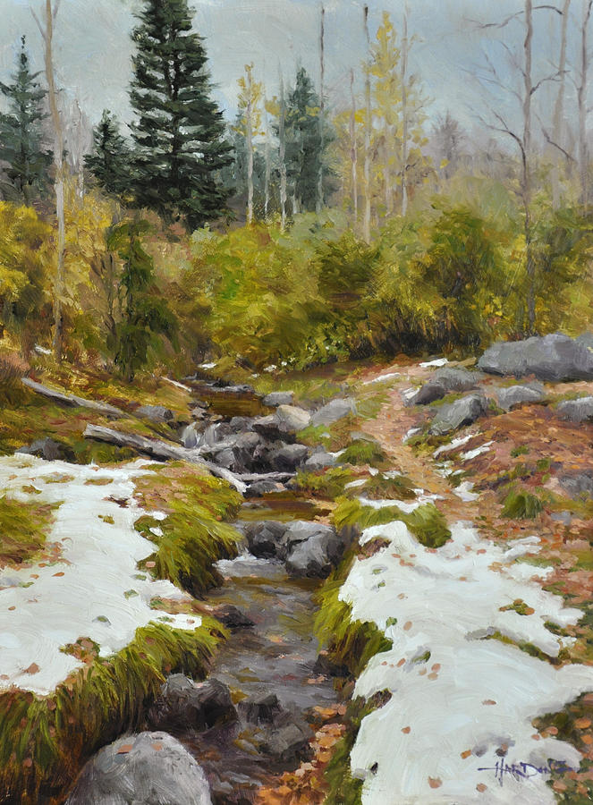 Winter Painting - The Melt by Scott Harding