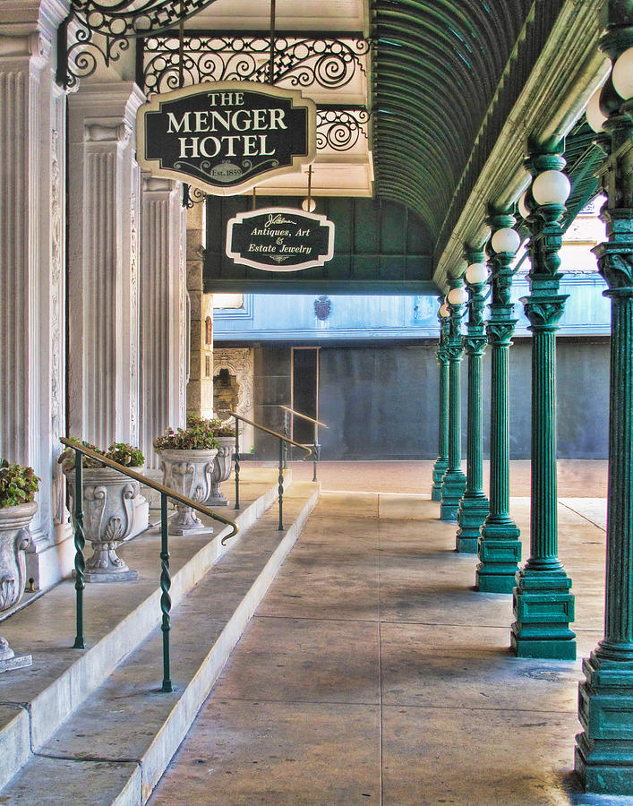 The Menger Hotel in San Antonio Photograph by David and Carol Kelly