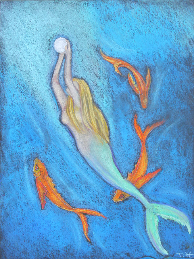 The Mermaid Pastel by Diana Haronis
