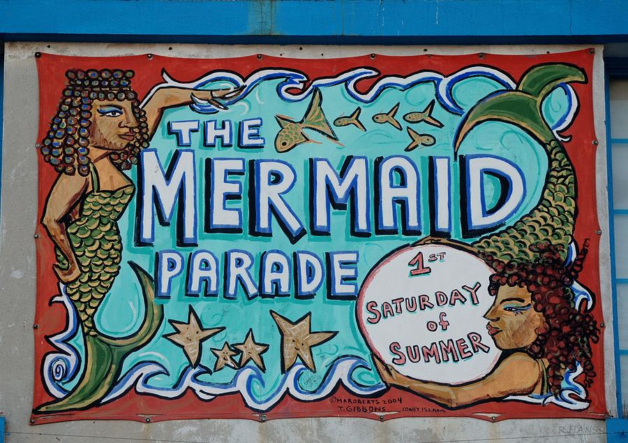 New York City Photograph - The Mermaid Parade by Rob Hans
