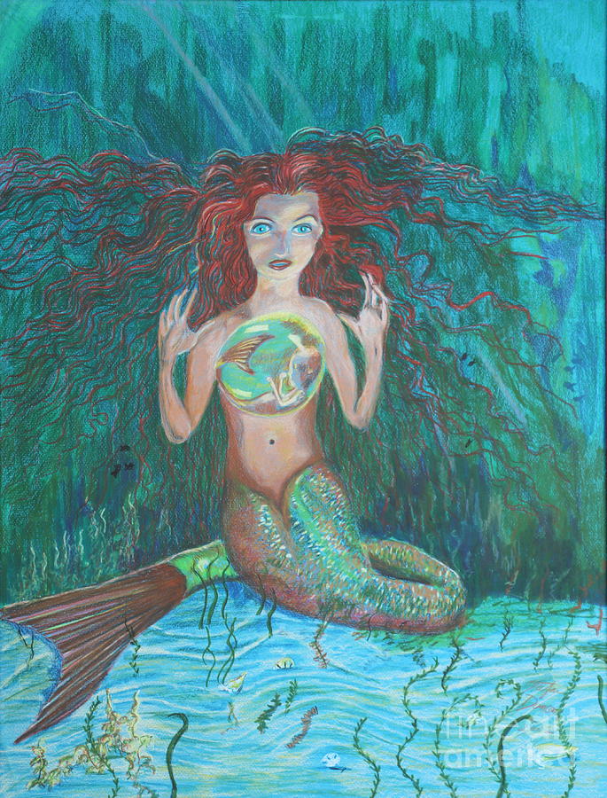 The Mermaid Painting by Stefan Duncan