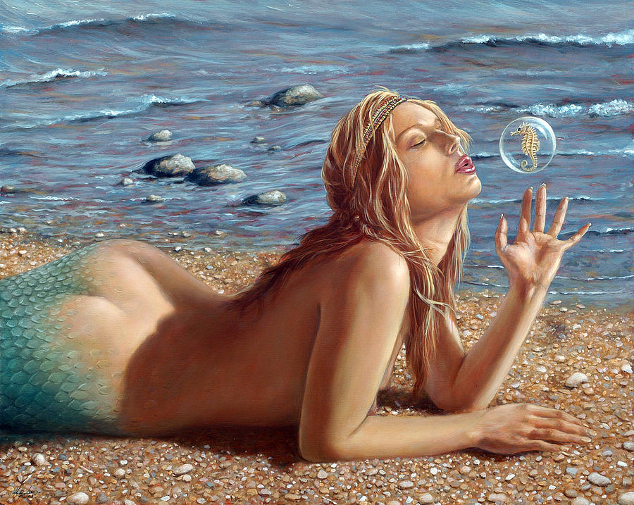 The Mermaids Friend Painting by John Silver