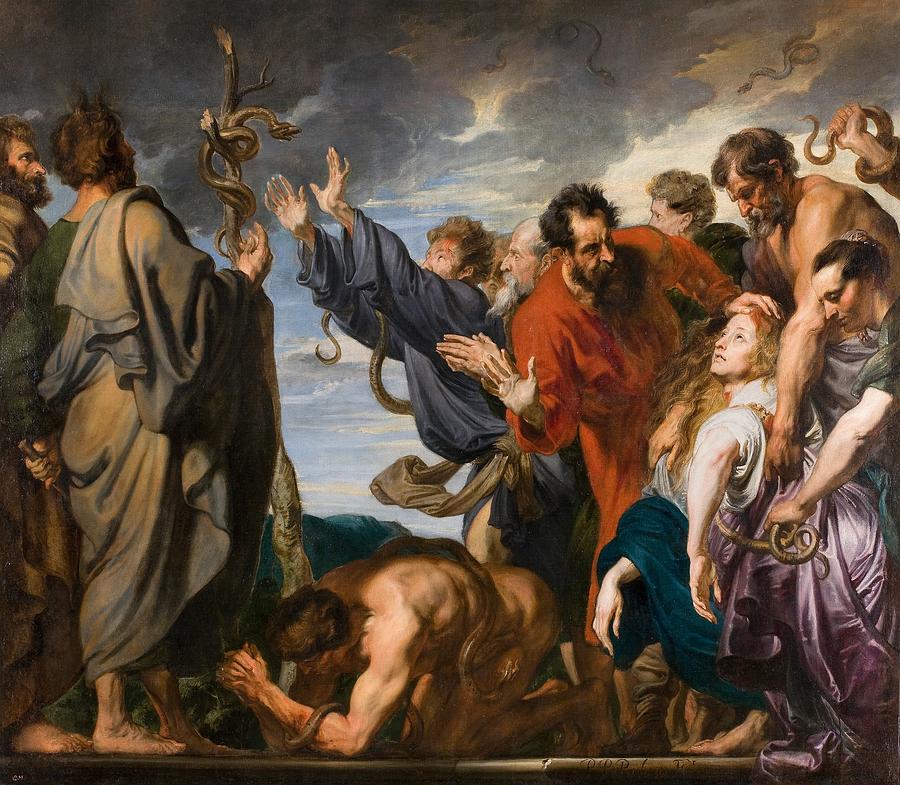The Metal Serpent Painting by Anthony van Dyck
