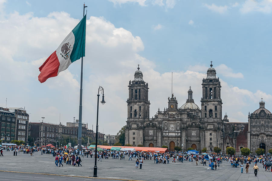 The Metropolitan Cathedral of the Assumption of Mary Mexico City Photograph by Marek Poplawski