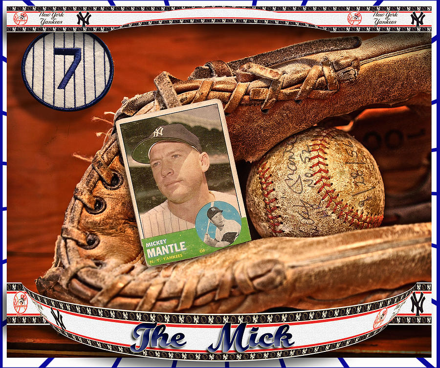 Mickey Mantle Photograph - The Mick by John Anderson