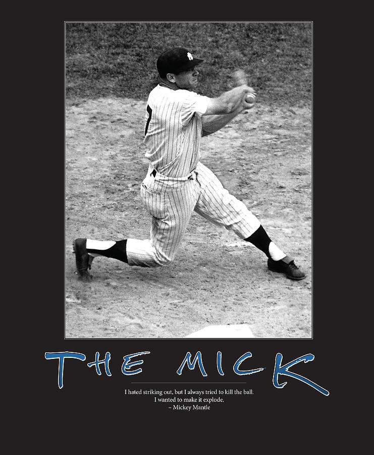 Mickey Mantle Photograph - The Mick Mickey Mantle by Retro Images Archive
