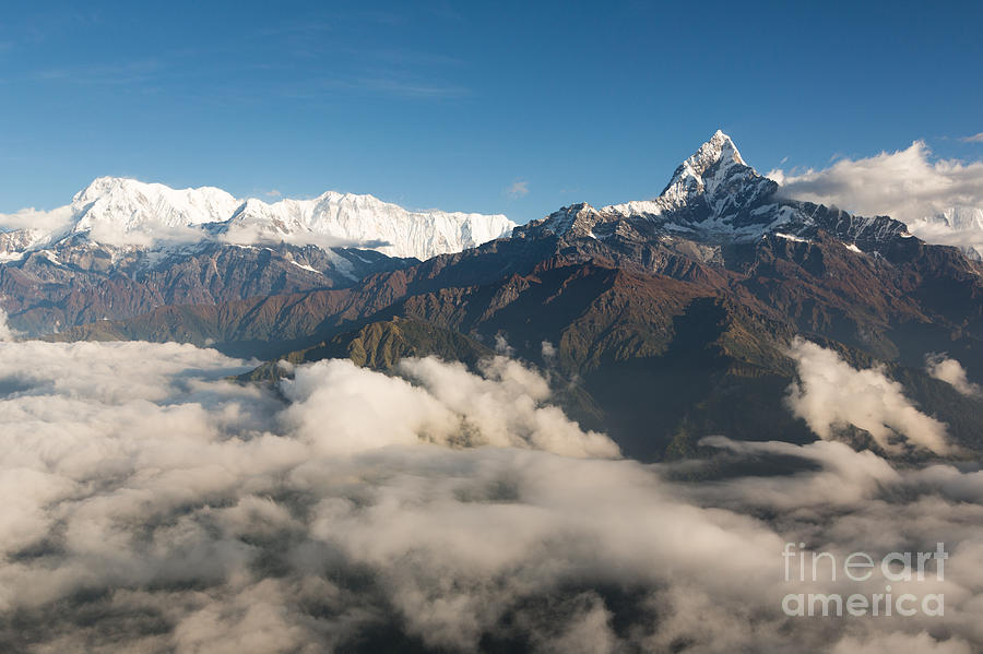 The mighty Annapurna Photograph by Didier Marti