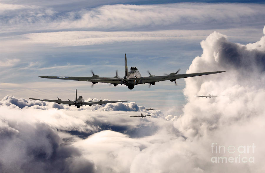 B17 Digital Art - The Mighty Fortress  by Airpower Art