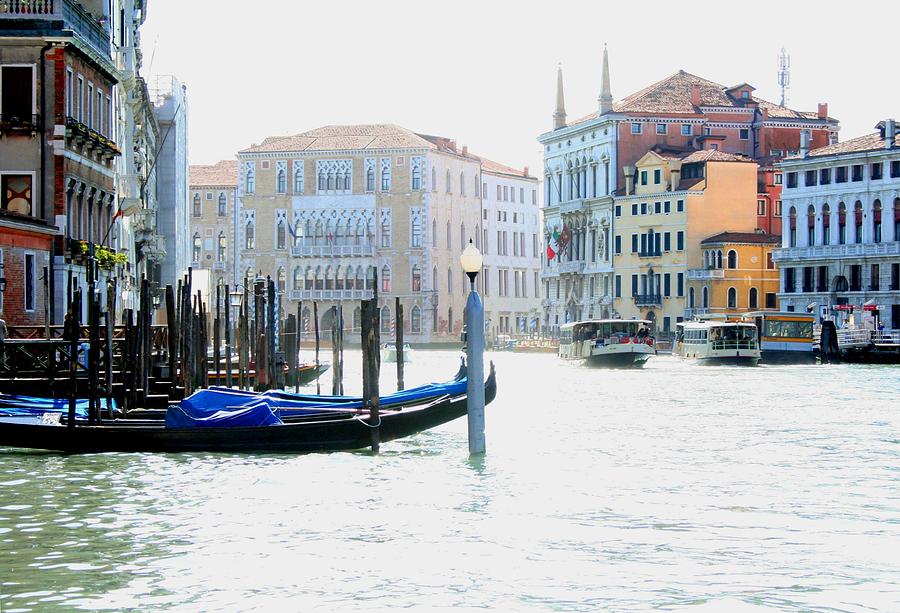 The Mighty Grand Canal Venice Photograph by Nigel Radcliffe