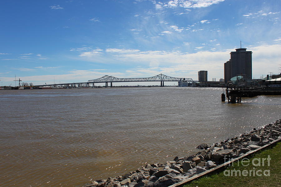 The Mighty Mississippi Photograph by Bev Conover