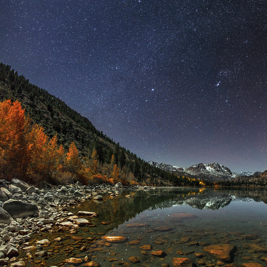 The Milky Way Above June Lake Photograph by Babak Tafreshi