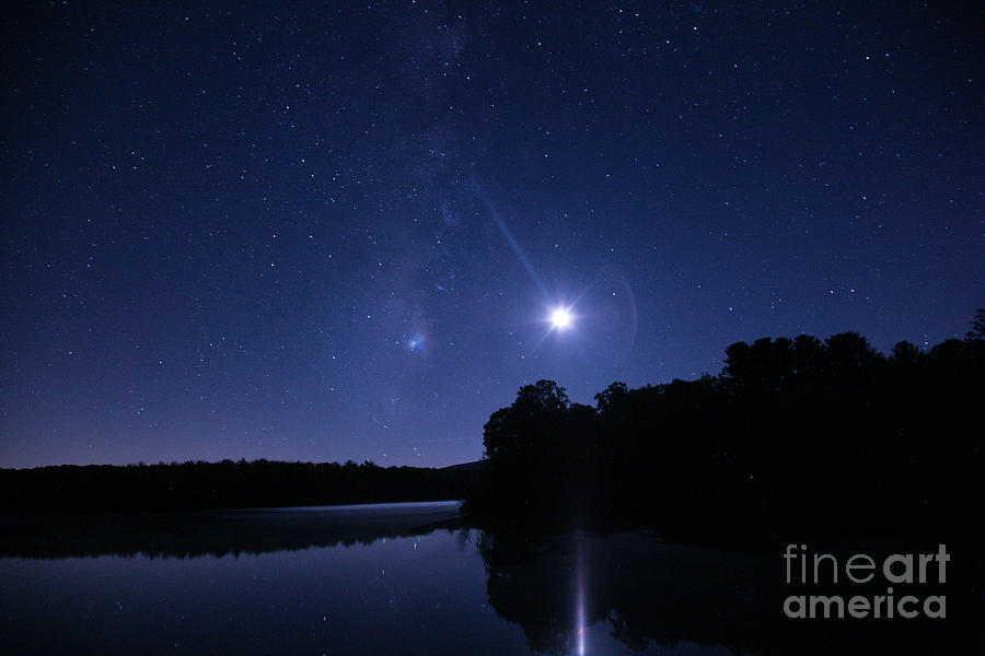The Milky Way at Price Lake Photograph by Robert Loe