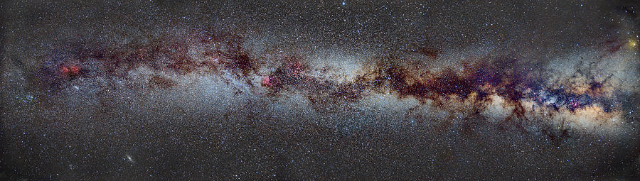 Space Photograph - The Milky Way from Scorpio and Antares to Perseus by Guido Montanes Castillo