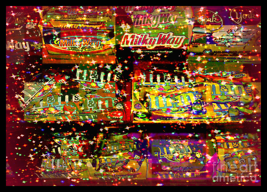 Candy Photograph - The Milky Way Galaxy of Candy by Miriam Danar