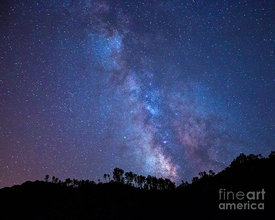 The Milky Way Over The Mountain Photograph by Mimi Ditchie
