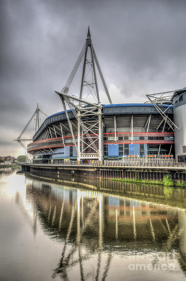 The Millennium Stadium Reflections Photograph by Steve Purnell