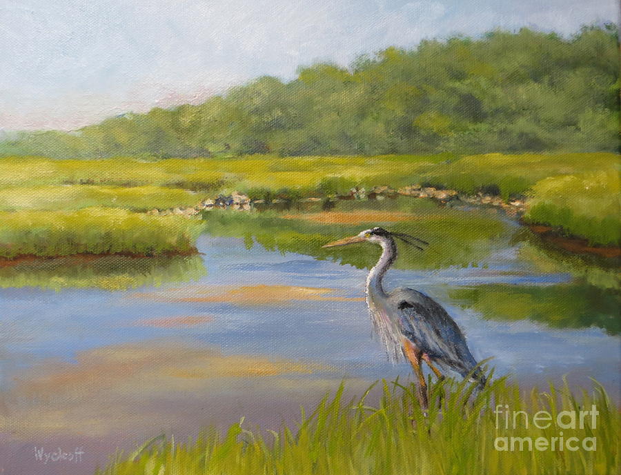 The Millway Marsh Painting by Karol Wyckoff