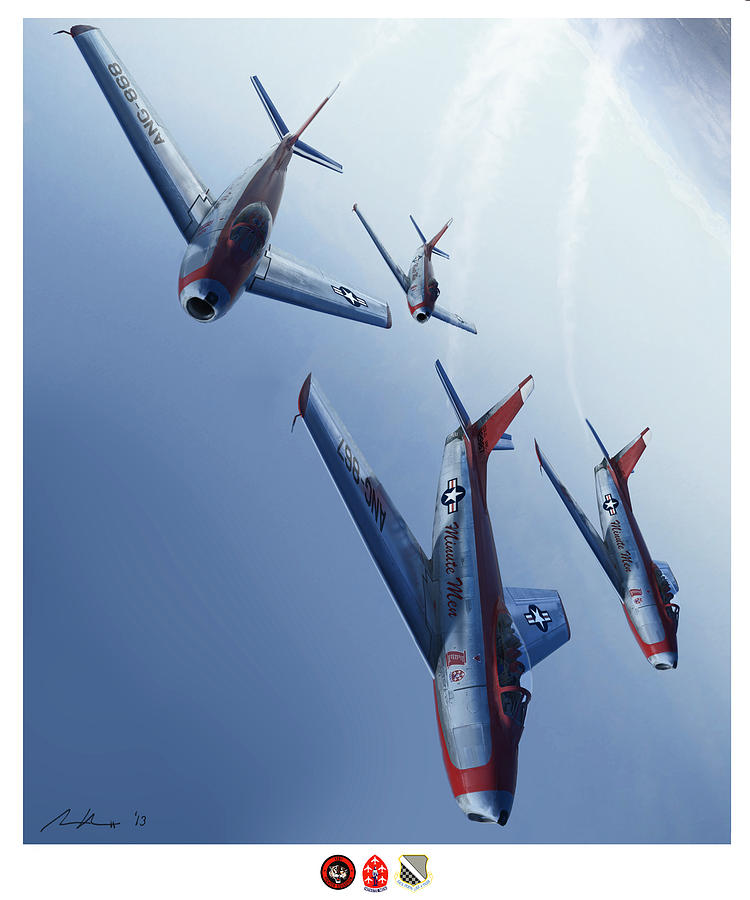Jet Painting - The Minutemen by Adam Burch