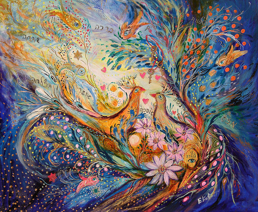 Abstract Painting - The Miracle of Love by Elena Kotliarker