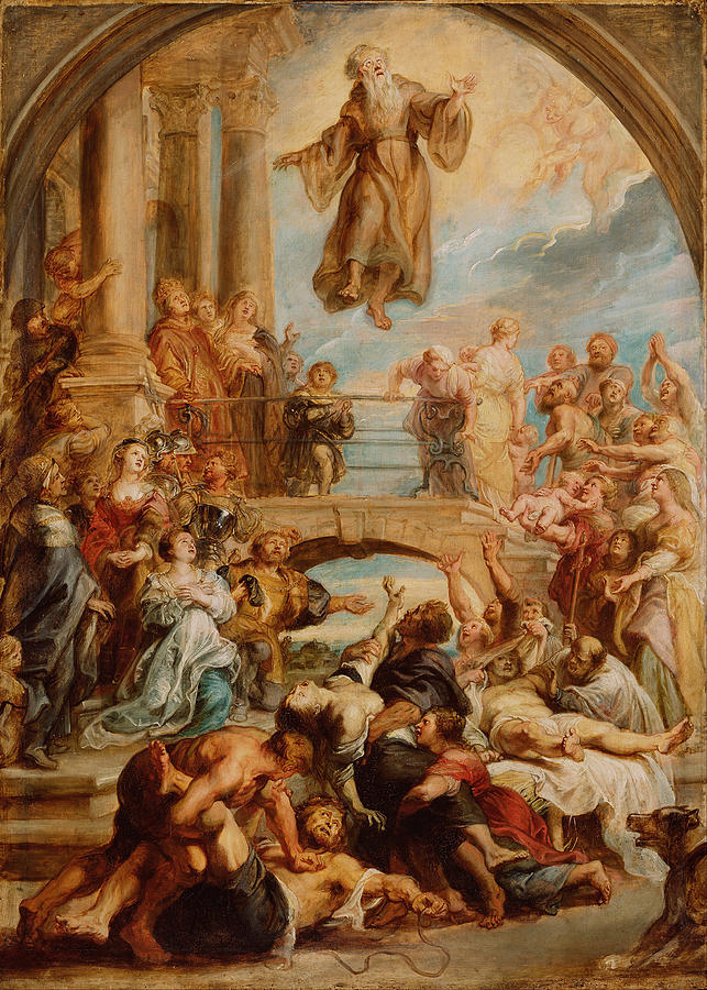 Peter Paul Rubens Painting - The Miracles of Saint Francis of Paola by Peter Paul Rubens