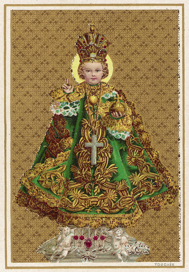 Jesus Christ Drawing - The Miraculous Holy Infant Of Prague by Mary Evans Picture Library Jesus Christ Drawing - The Miraculous Holy Infant Of Prague by Mary Evans Picture Library
