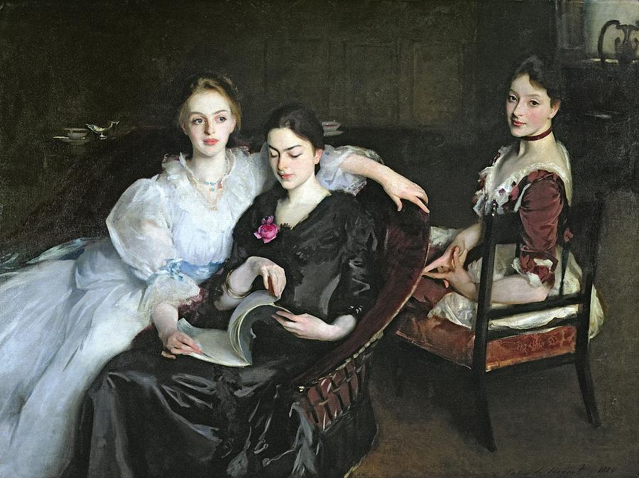 Portrait Painting - The Misses Vickers, 1884 by John Singer Sargent