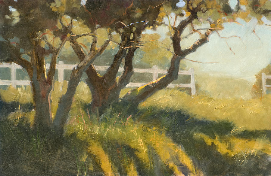 Nature Painting - The missing Gate by Jane  Cozart