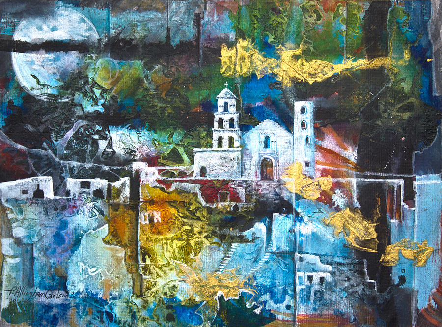 Mission Mixed Media - The Mission by Patricia Allingham Carlson