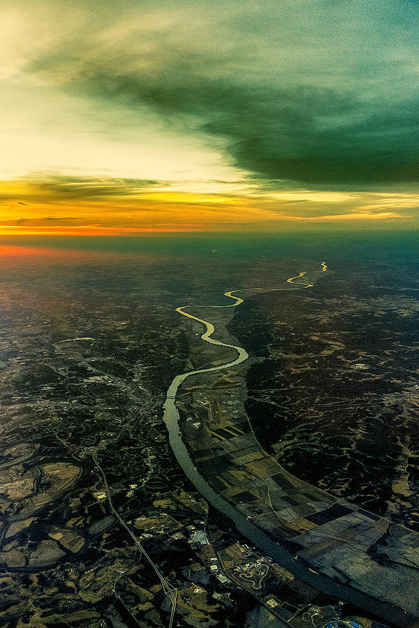 The Missouri River at Sunset Photograph by Robert FERD Frank
