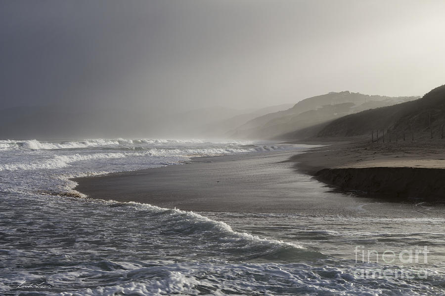 Beach Photograph - The Mists of Fairhaven 2 by Linda Lees