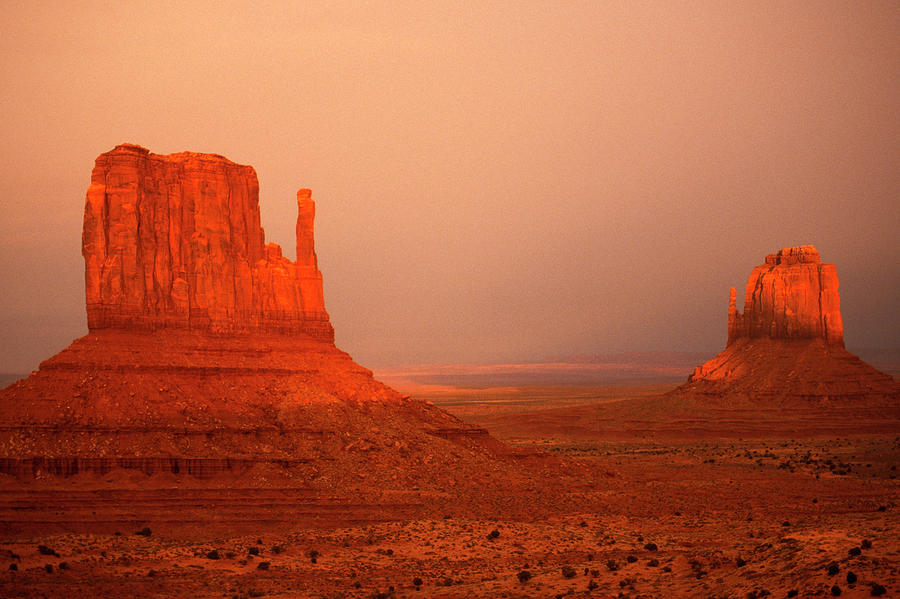 The Mittens In Monument Valley Photograph by Mark Newman