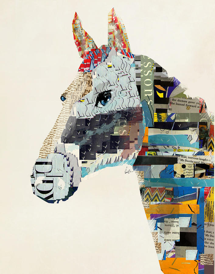 Horse Painting - The Mod Horse by Bri Buckley